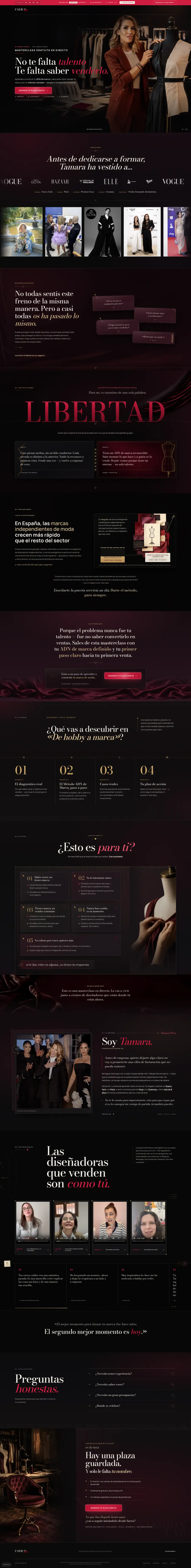 Full Fashion Lab acquisition landing page